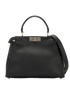 Medium Peekaboo Selleria, &pound;1,100, Handbags, Black, Leather, Front view
